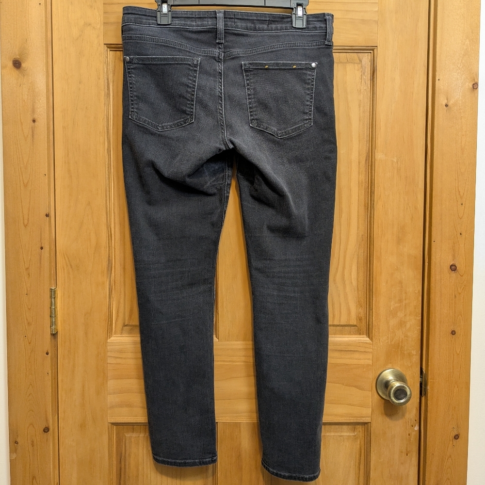 Anthropologie Pilcro Letterpress Womens Straight Black Jeans Sz 28 Classic Denim - Picture 5 of 15